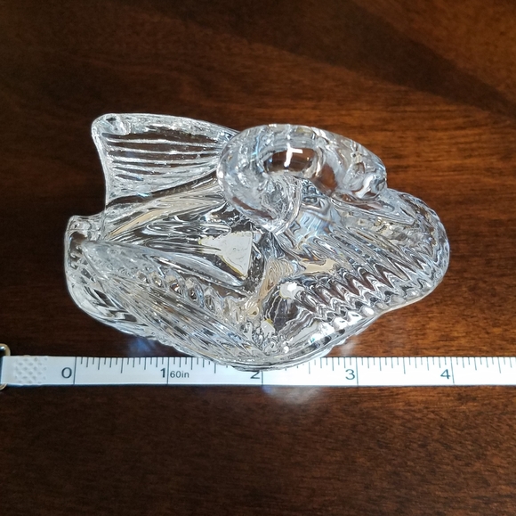 NWOT Crystal Swan Jewelry Box - Picture 7 of 10